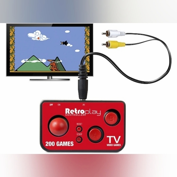 NWT Electronic "MY ARCADE" Plug N Play 200 Built in Video Games - Picture 2 of 7